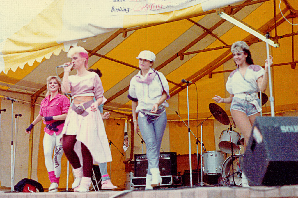 Photo of Working Girls band performing